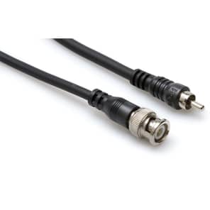 Hosa BNR-106 BNC to RCA Coaxial Video Cable - 6'