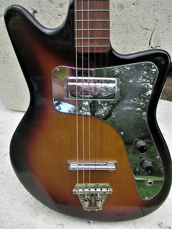 Telestar Zimgar Guitar, 1960's, Japan, Sunburst, Very Clean