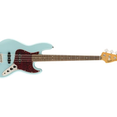 Used Squier Classic Vibe '60s Jazz Bass - Daphne Blue w/ Laurel FB image 4