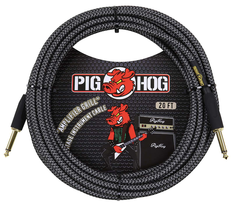 Pig Hog "Amp Grill" Instrument Cable 20ft image 1