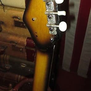 Vintage 1960s Teisco Audition Solidbody Double Pickup with Gold Foil Pickups image 4