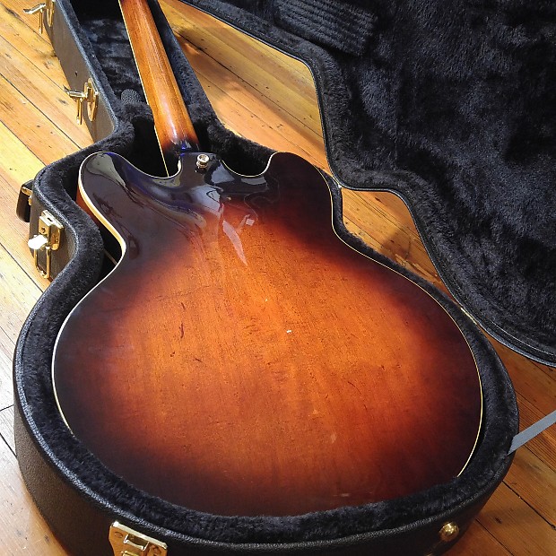 Epiphone Riviera 1980-1981 Matsumoku Tobacco Burst w/Hard
