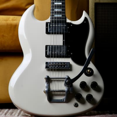 1972 Gibson SG Standard with Factory Gibson Bigsby - White for sale