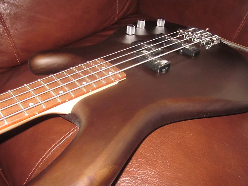 Cort 4-String Electric Bass Open Pore Walnut ACTION PJ OPW-A-U w/ FREE Musedo T-2 Tuner! image 1