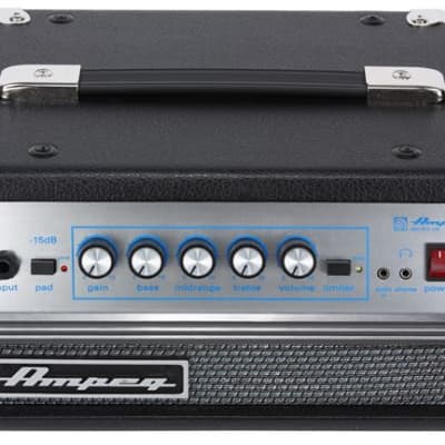 Ampeg Micro VR 200-Watt Compact Solid State Bass Amp Head