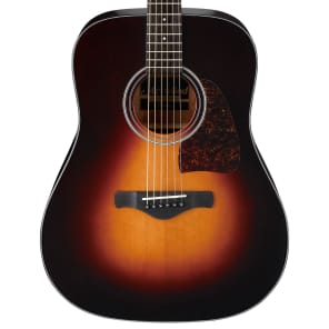 Ibanez Artwood AW400 Brown Sunburst High Gloss Acoustic Guitar image 2