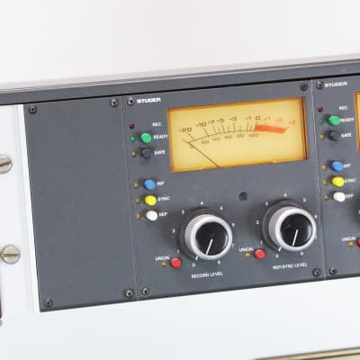 1980s Studer A 810 Stereo 2-Track Analog A810 Tape Recorder 1/4” Recording Machine A810-VUK w/ VU Meter Bridge from Indigo Ranch Studios image 7