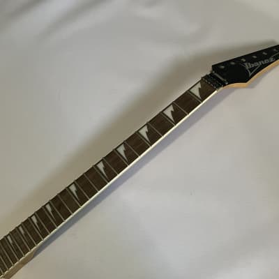 GUITAR NECK - IBANEZ Wizard II - RG370DX - Black - White Binding