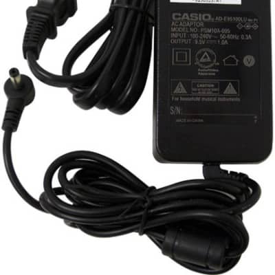 Casio 9.5V Power Adapter for SA46 / 47 / 76, CTK 240 / 1100 (ADE95100)