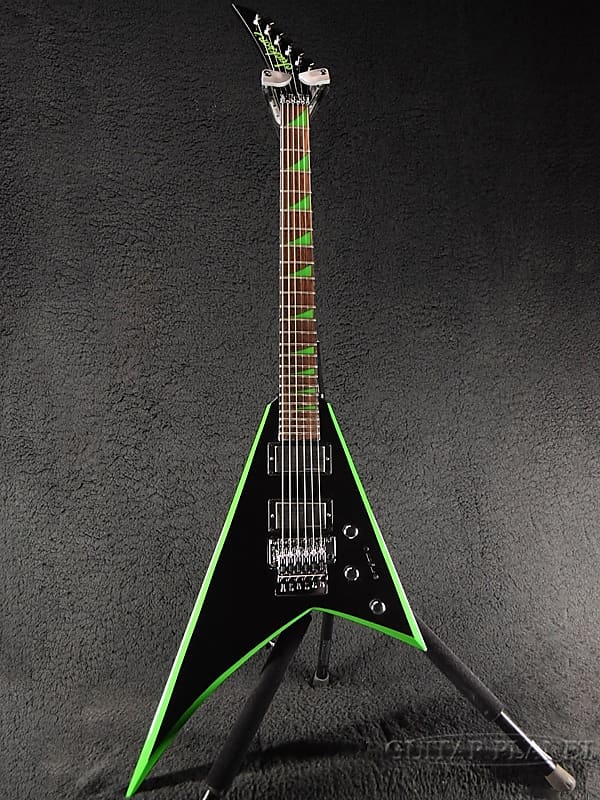 Jackson rrx24 black neon green deals bevels