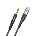 D'Addario Custom Studio Monitor Cable, XLR Female to 1/4 Inch, 10 feet