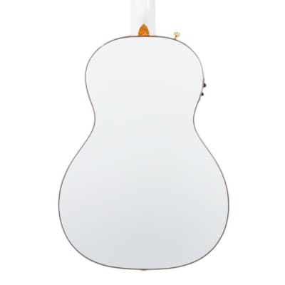 Gretsch G5021WPE Rancher Penguin Parlor Acoustic Electric in White image 2