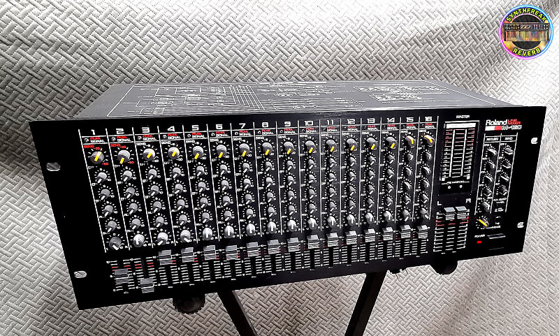 Roland M-160 Line Mixer from 1980s✓ Checked & Cleaned✓ 19