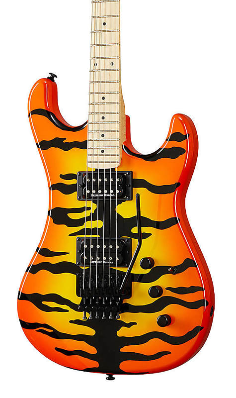 Kramer Pacer Vintage Electric Guitar in Tiger Stripe image 1