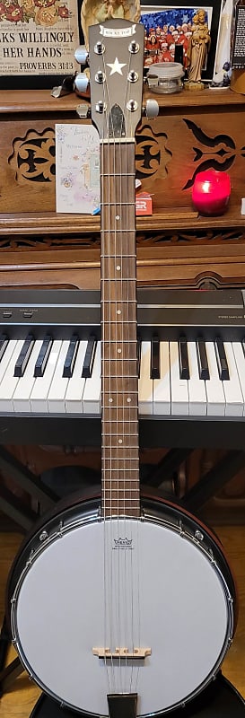 Morgan Monroe Rocky Top RT-MB6 6-String Banjitar Banjo Guitar | Reverb