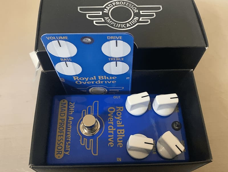 Mad Professor Royal Blue Overdrive 20th Anniversary Limited Edition Pedal image 1