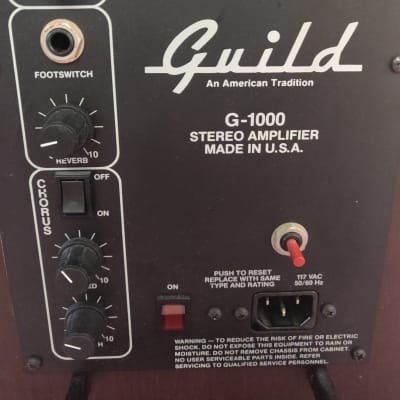 Guild G-1000 Stereo Amplifier - Rare & Great Condition image 6