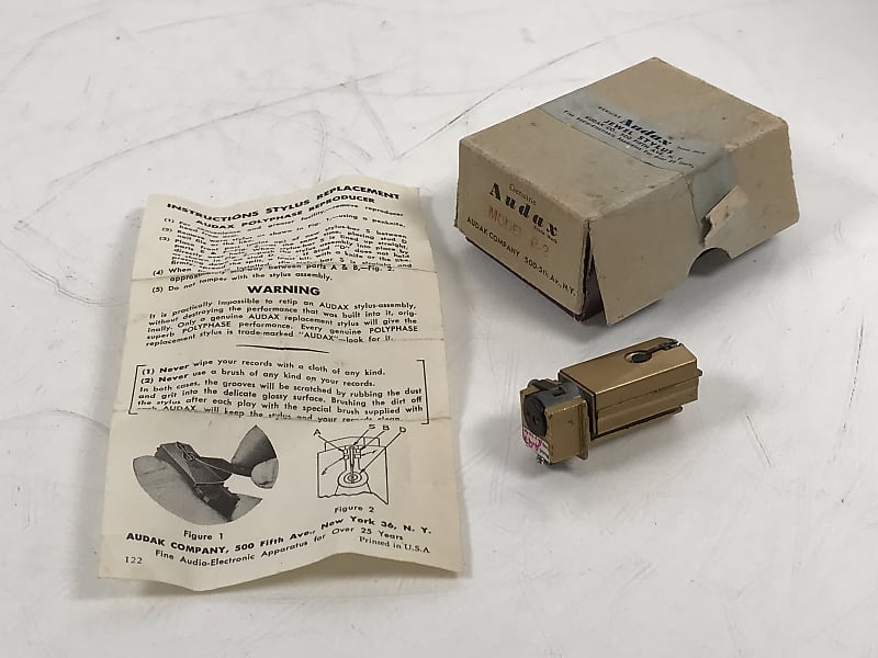 Audax Jewel Stylus Turntable Cartridge  			