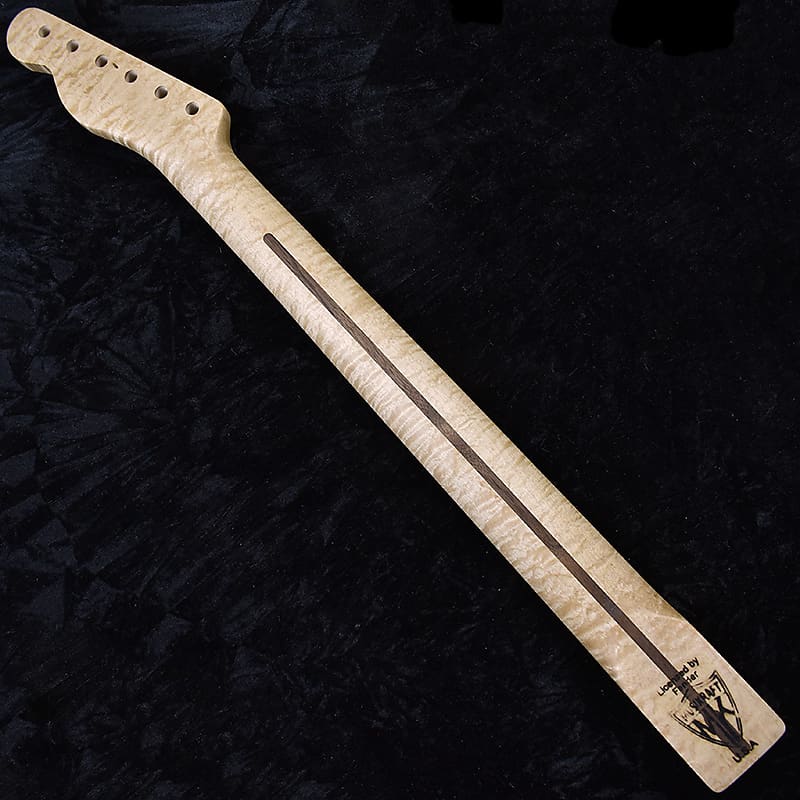 Musikraft Tele Neck-Licensed-Quilted Flame Maple-Fender | Reverb