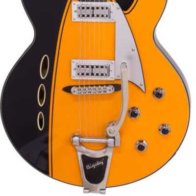 Backlund Rockerbox II DLX  Semi-Hollow Maple Body Mahogany Neck Soft C 6-String Electric Guitar image 4