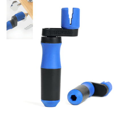 Music Nomad Grip Winder Rubber Lined Dual Bearing Peg Winder MN221 - NEW image 1