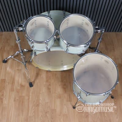 Canopus Yaiba II 22" - 10" - 12" - 16" Groove Kit Birch Ice White Sparkle Lacquer 4pcs JSM-B22S-IWSL image 8