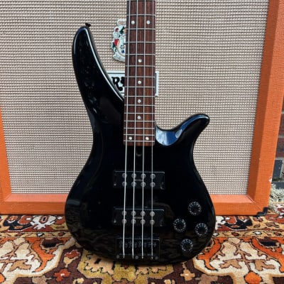 Yamaha RBX374 4-String Active Black Electric Bass Guitar image 1