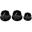 Fender Jazz Bass Control Knobs, Set of 3 (2 Large, 1 Small)
