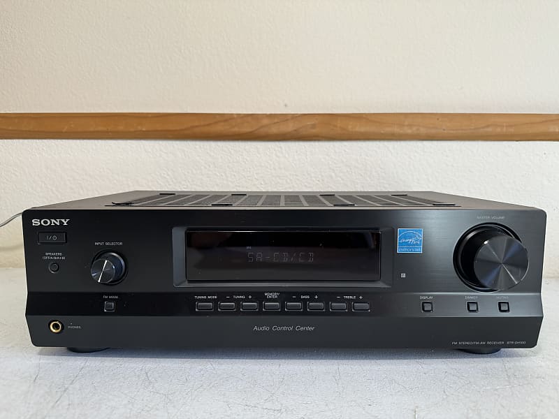 Sony STR-DH100 Receiver HiFi Stereo 2 Channel Home Audio AM/FM Tuner Dolby Black image 1