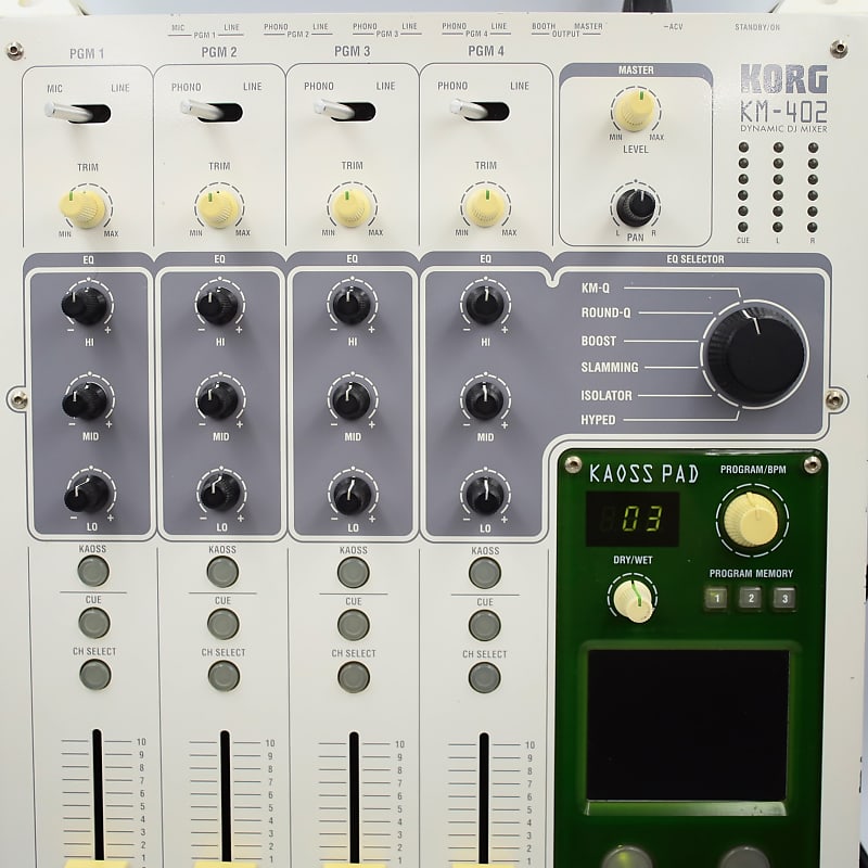 KORG KAOSS MIXER KM-402 カオスパッド内蔵 DJミキサー 【楽天カード