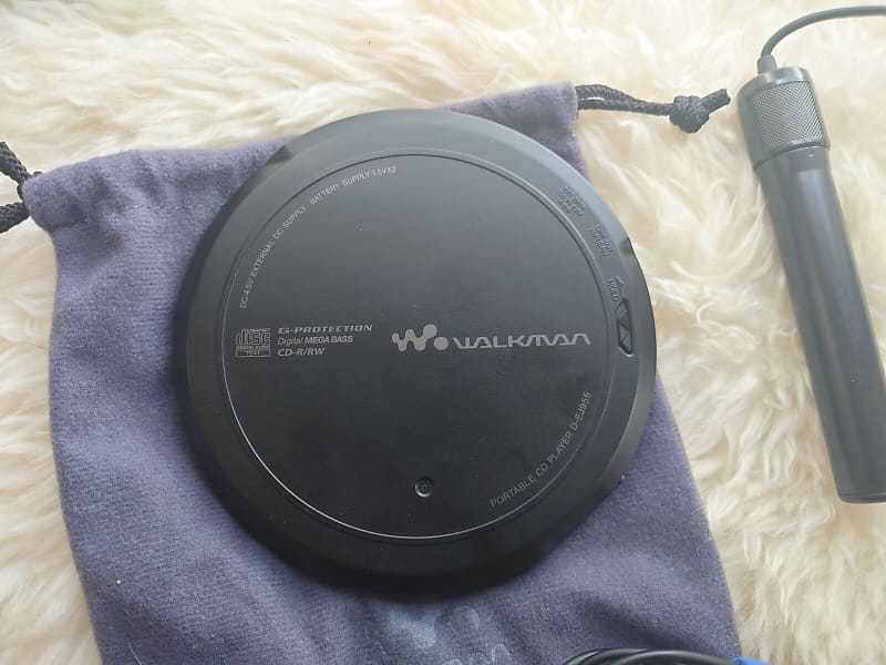 Ultra Slim Sony D-EJ955 CD Walkman/Discman Portable CD Player .