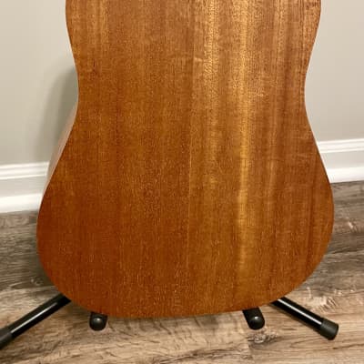 Cort Earth Mini OP Solid Spruce/Mahogany 3/4-Size Dreadnought - Open Pore Natural image 3