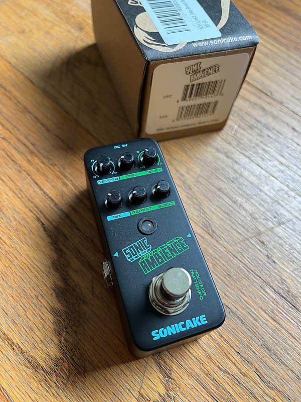SONICAKE Delay Reverb Pedal Sonic Ambience Multi Mode Tap Reverb