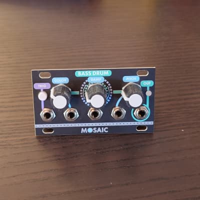 Mosaic Bass drum - Black | Reverb