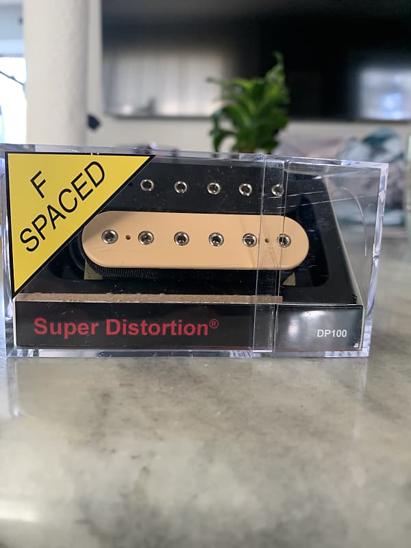 Dimarzio Super Distortion, F Spaced DP100 Black / Cream | Reverb