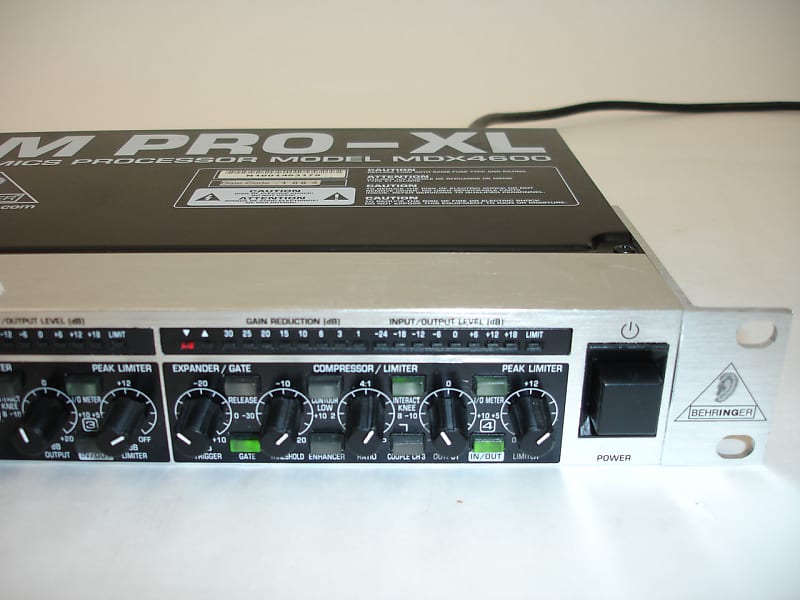 Behringer MDX4600｜4ch Expander/Gate/Comp Behringer Multicom MDX4600 4-Channel Expander/Gate