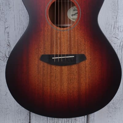 Breedlove USA Concert Black Cherry Acoustic Guitar NAMM w Deluxe Case PROTOTYPE image 1