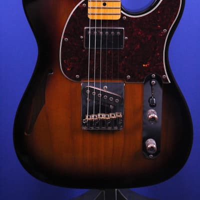 G&L Tribute ASAT Classic Bluesboy Semi-Hollow - 3 Tone Sunburst  220314437 image 2