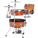 Tama Cocktail-JAM 4-Piece Shell Pack with Hardware, Includes 6x16  Bass Drum, 5x10  Tom Tom, 5.5x14  Floor Tom, 5x12  Snare Drum, Bright Orange Sparkl
