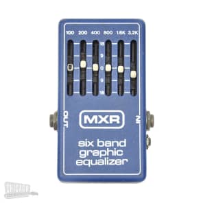 MXR Six Band EQ 1980-81 Blue with Box | Reverb