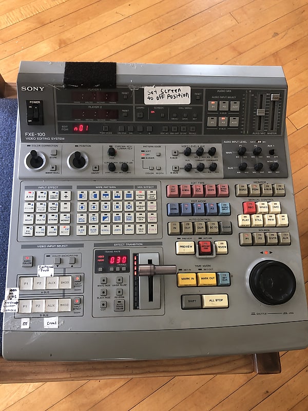 動作品 SONY Video Editing System FXE-100-