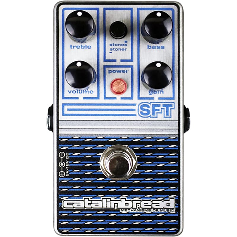 Catalinbread SFT AMPEG Inspired Foundation Overdrive Pedal, Metallic Sapphire image 1