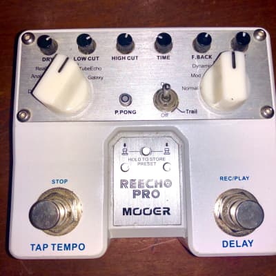 Mooer ReEcho Pro Twin Stereo Delay effect pedal White image 7