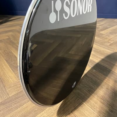 Sonor by Remo Bass 20" Drum Heads (Pair) / Black & Clear #NV11 image 2