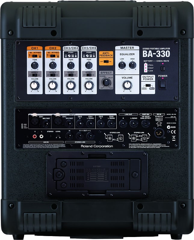 Roland BA-330 Stereo Portable Amplifier | Reverb Roland BA-330 Stereo Portable Amplifier | Reverb