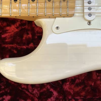 Fender American Original '50s Stratocaster with Maple Fretboard 2018 -2022 White Blonde image 6