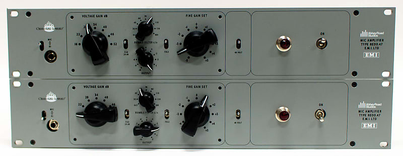 Chandler Limited Abbey Road Studios Mic Amplifier Type REDD.47 EMI LTD -  Pair
