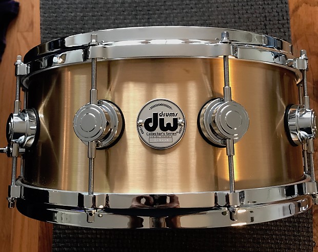 DW Collectors series Bell Bronze 6.5x14 Snare Drum w Chrome Hardware Polished bronze shell Reverb
