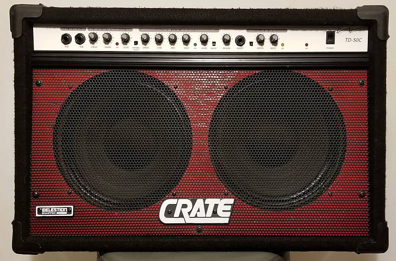 Crate TD50C Celestion Edition W/ Footswitch & Custom Grill Reverb