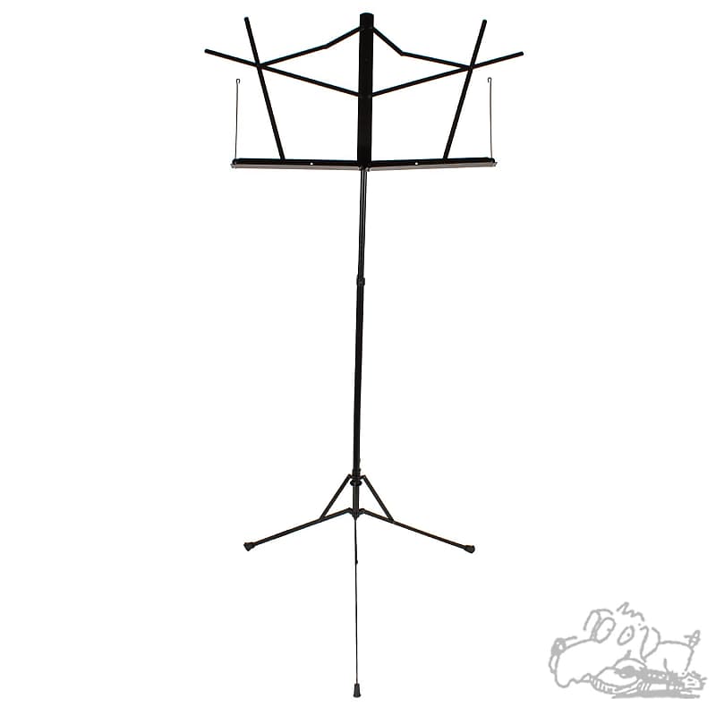 Portable Black Sheet Music Stand Reverb